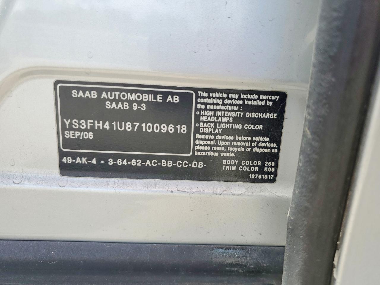 Saab 9-3 Aero