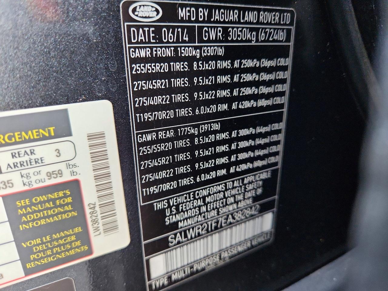 Land Rover Range Rover Sc