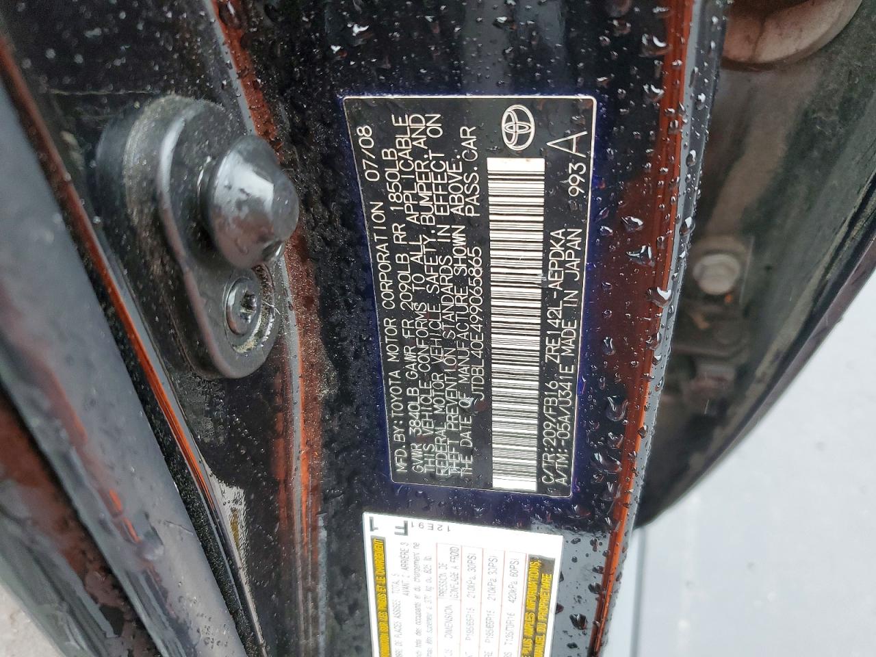 Toyota Corolla Le
