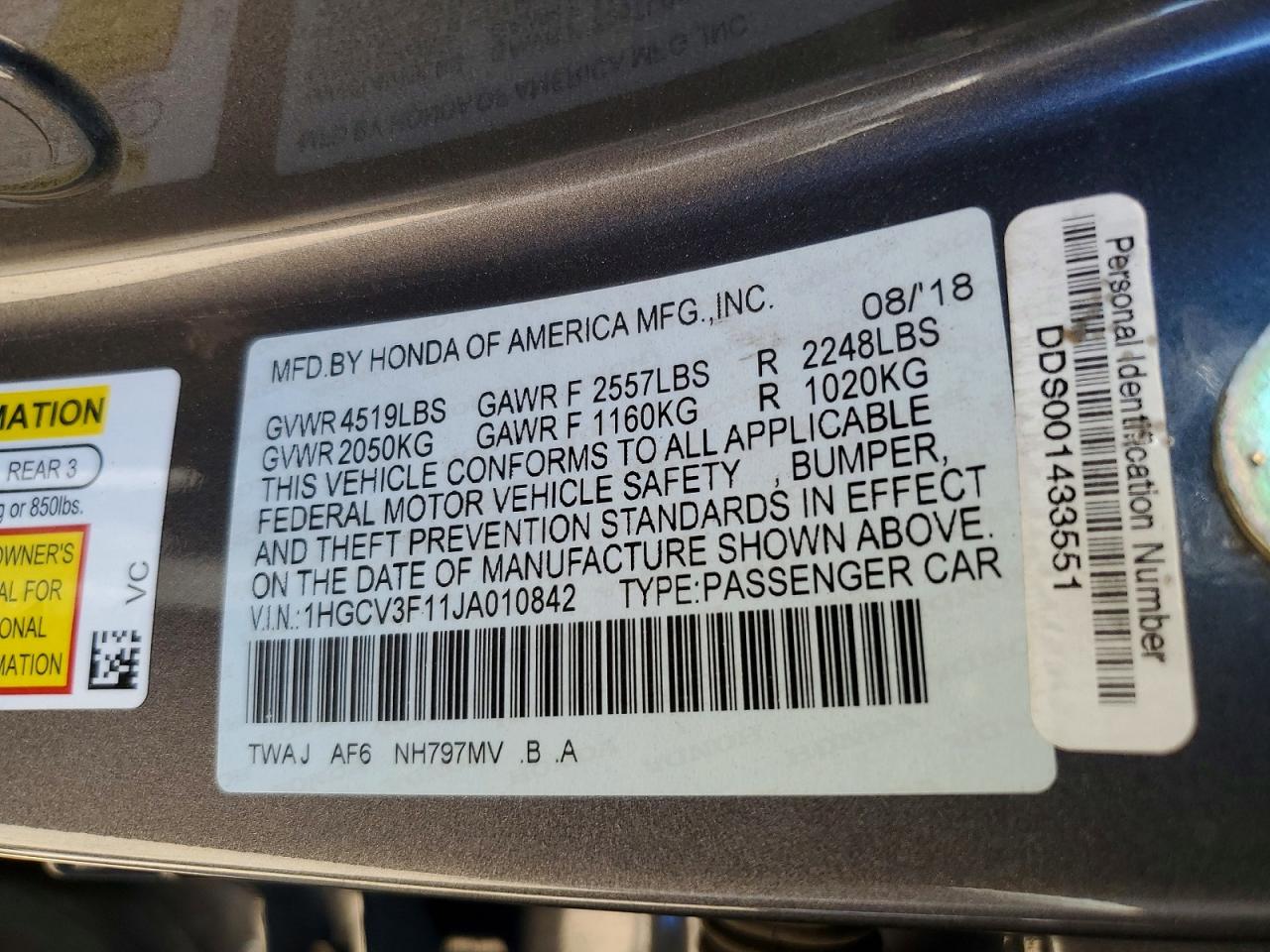 Honda Accord Hybrid