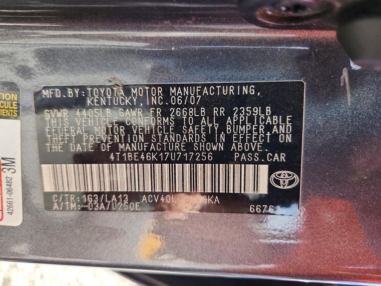Toyota Camry Xle