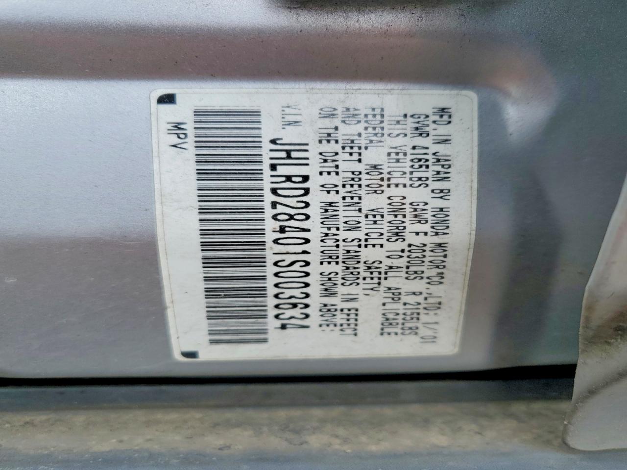 Honda Crv Lx