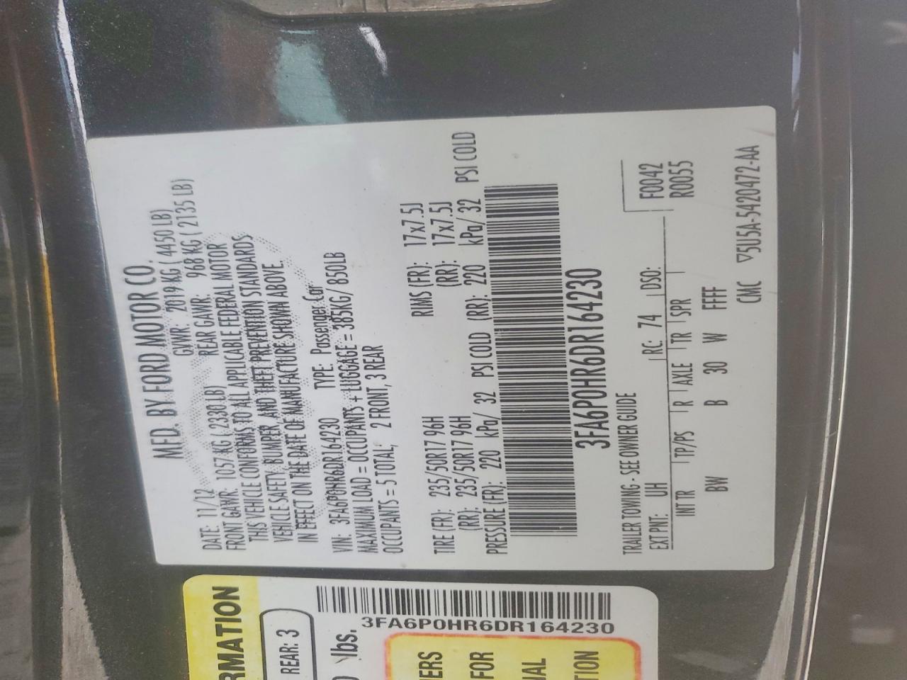 Ford Fusion Se