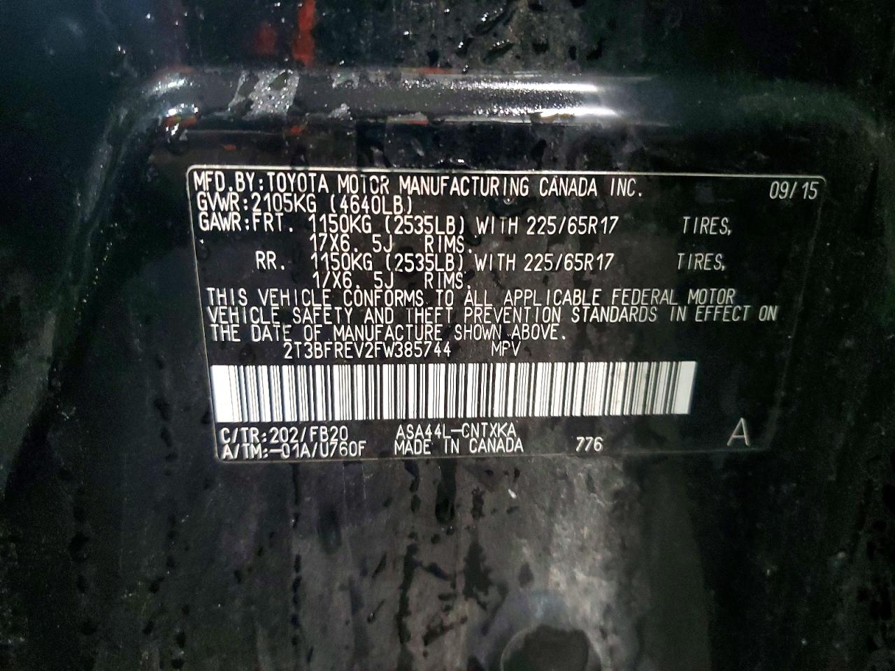 Toyota RAV4 Le