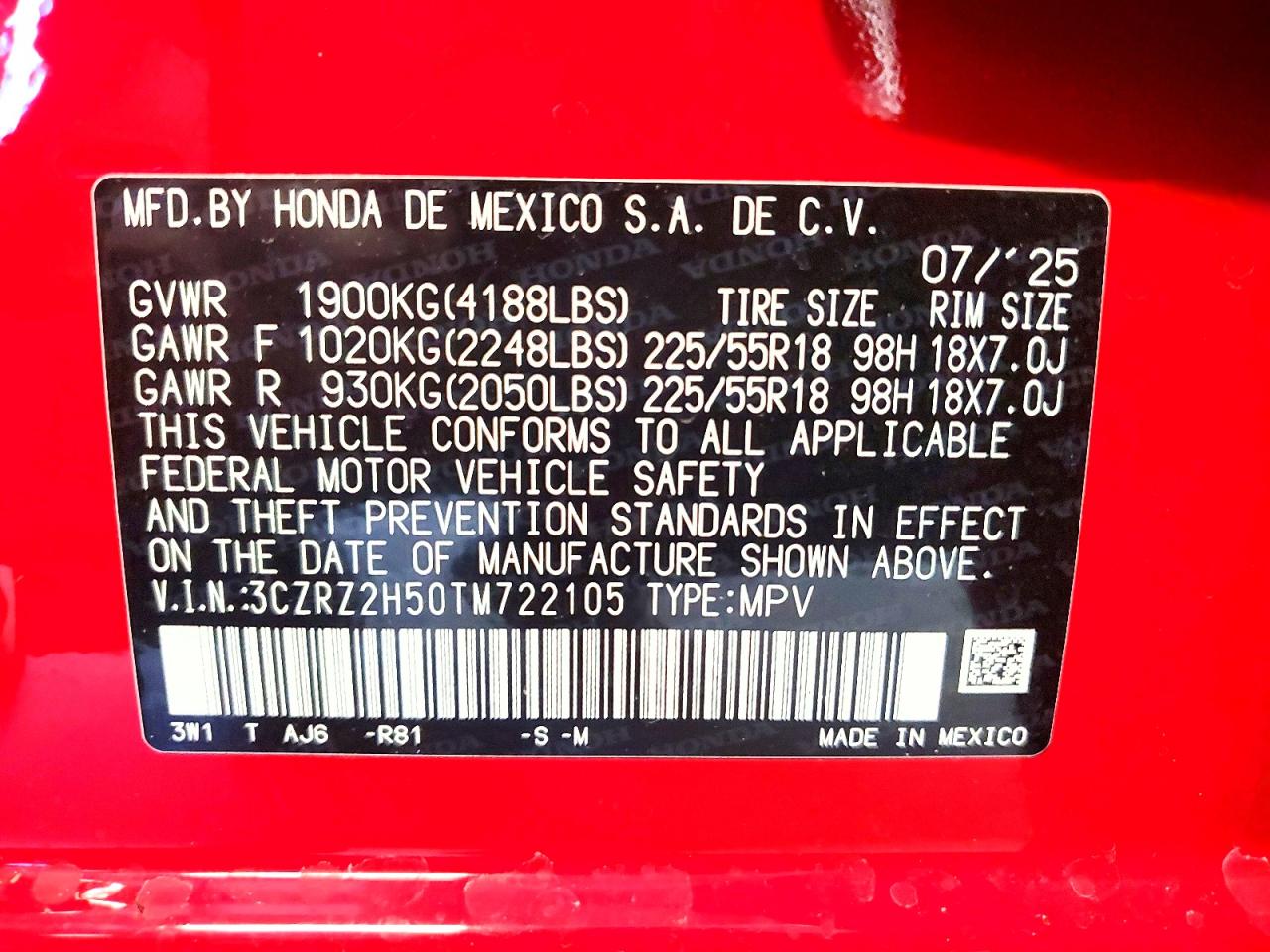 Honda HR-V Sport