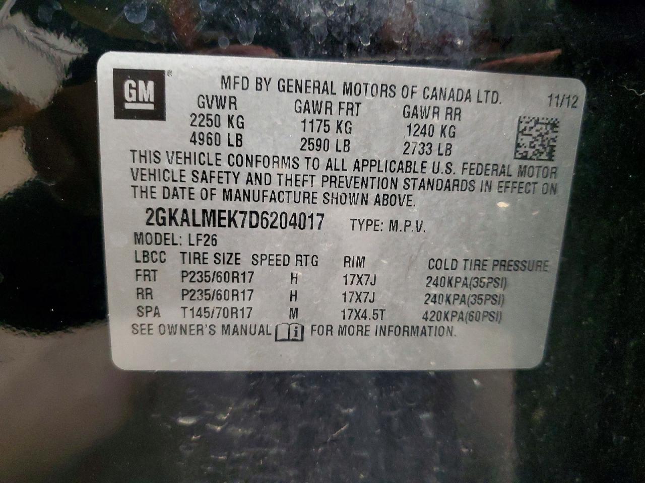 GMC Terrain Sle