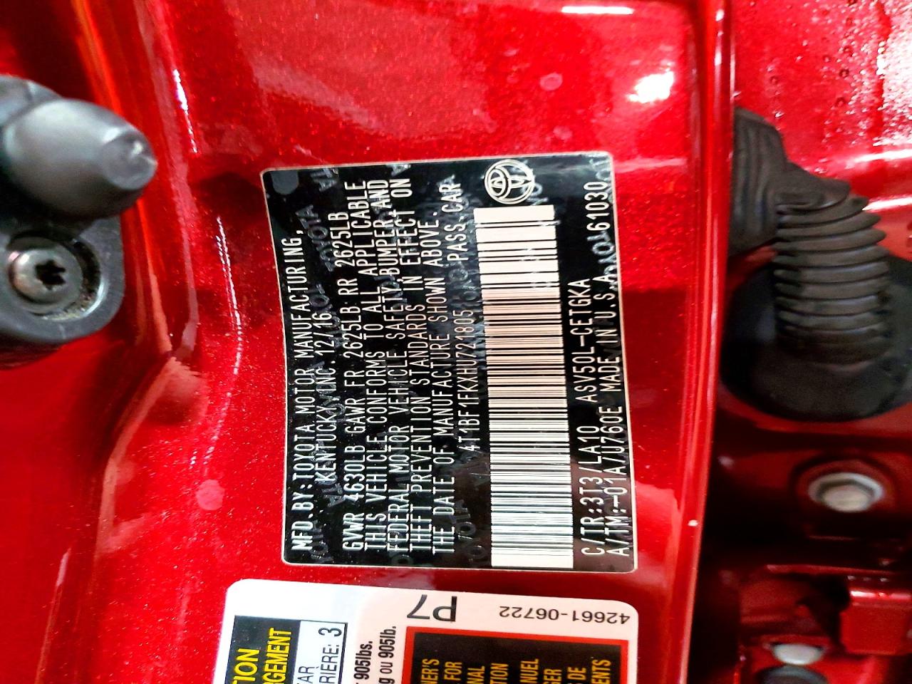 Toyota Camry Xle