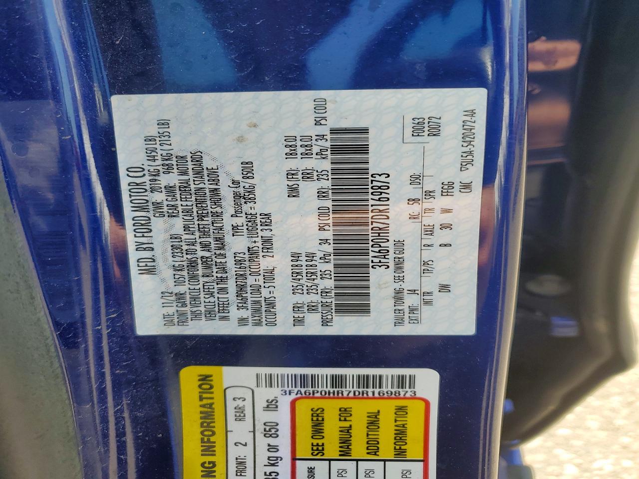 Ford Fusion Se