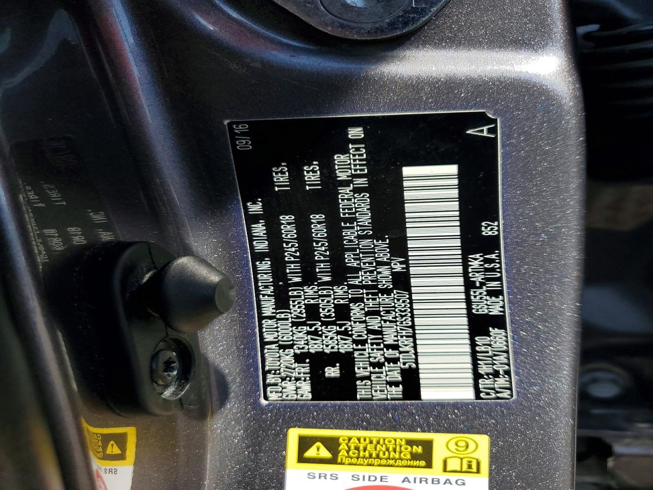 Toyota Highlander Xle