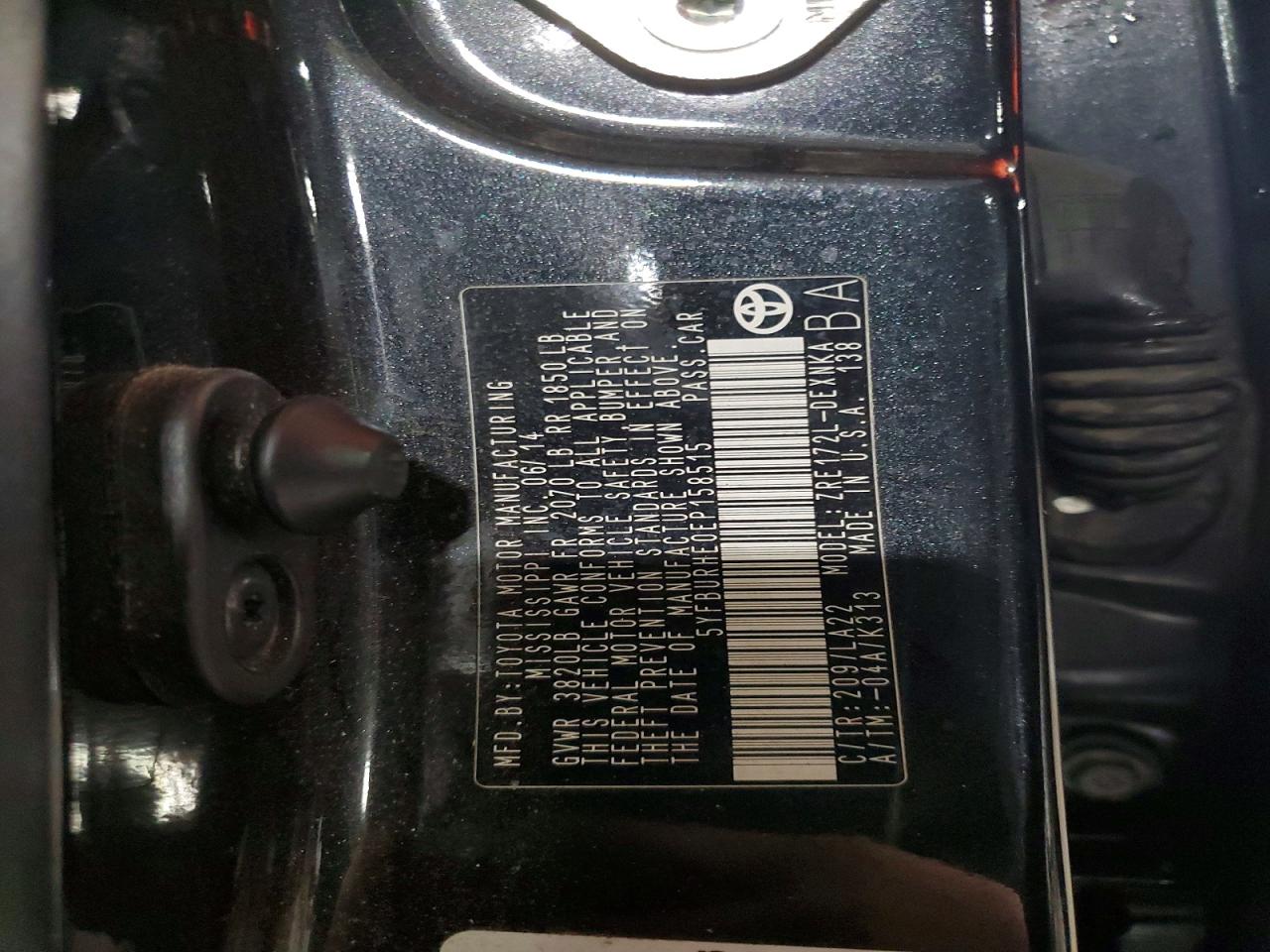 Toyota Corolla Le Premium