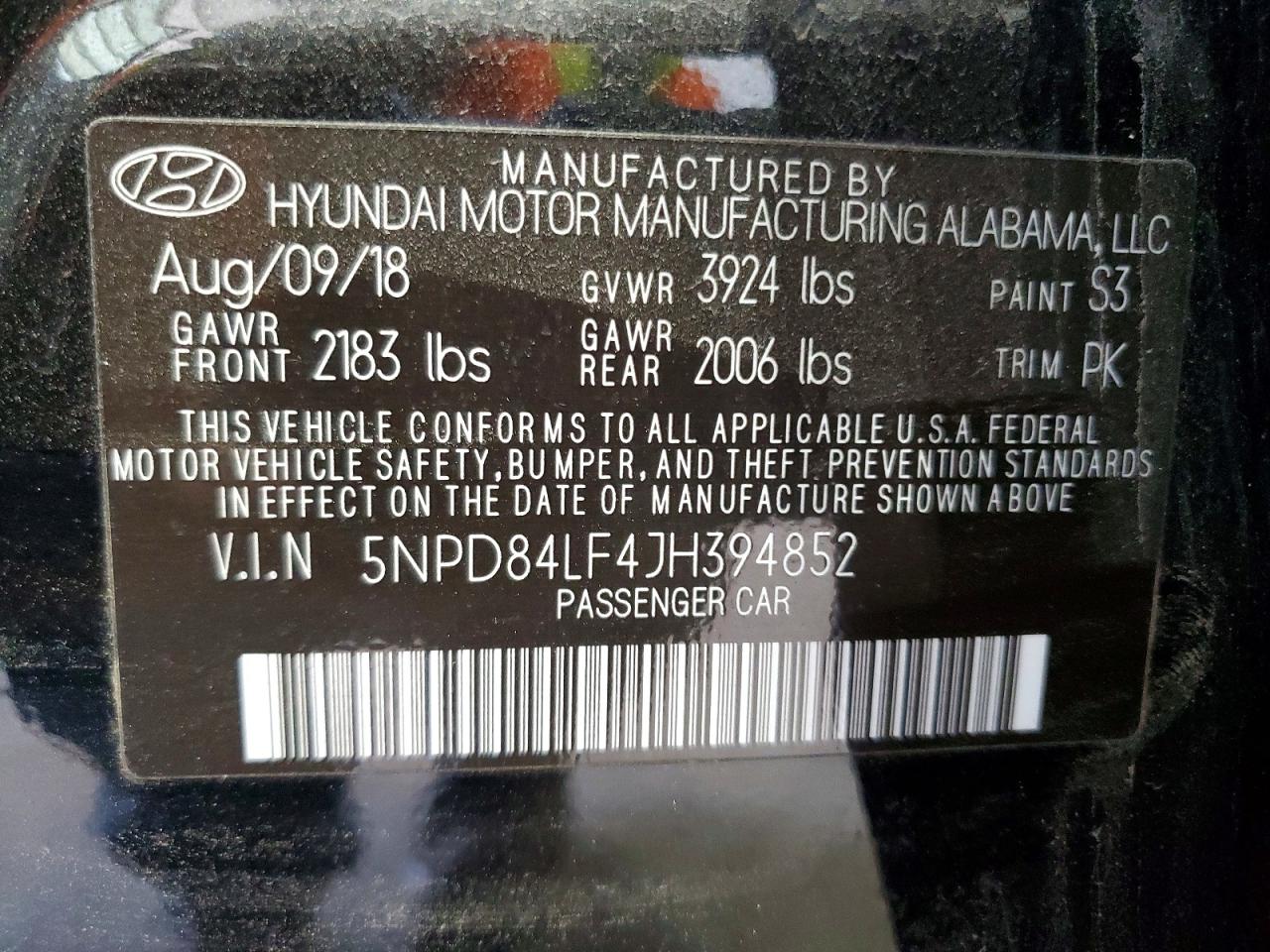 Hyundai ELANTRA Sel