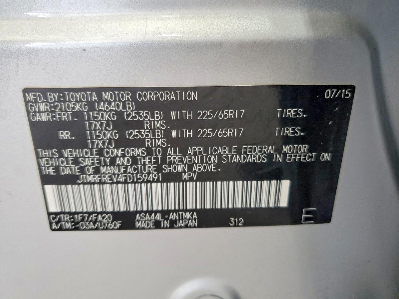 Toyota RAV4 Xle