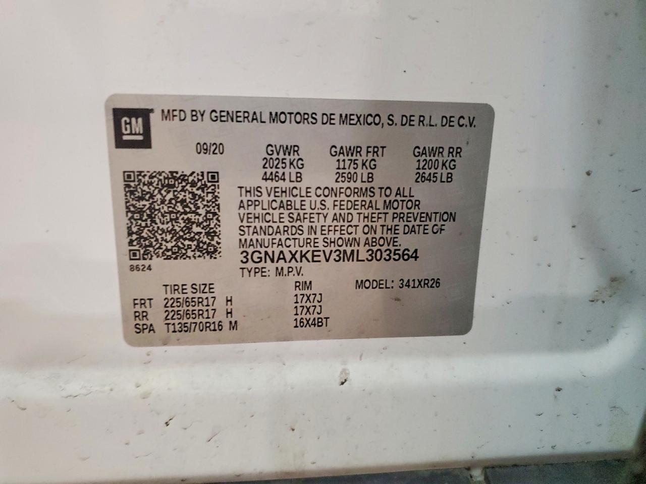 Chevrolet Equinox Lt