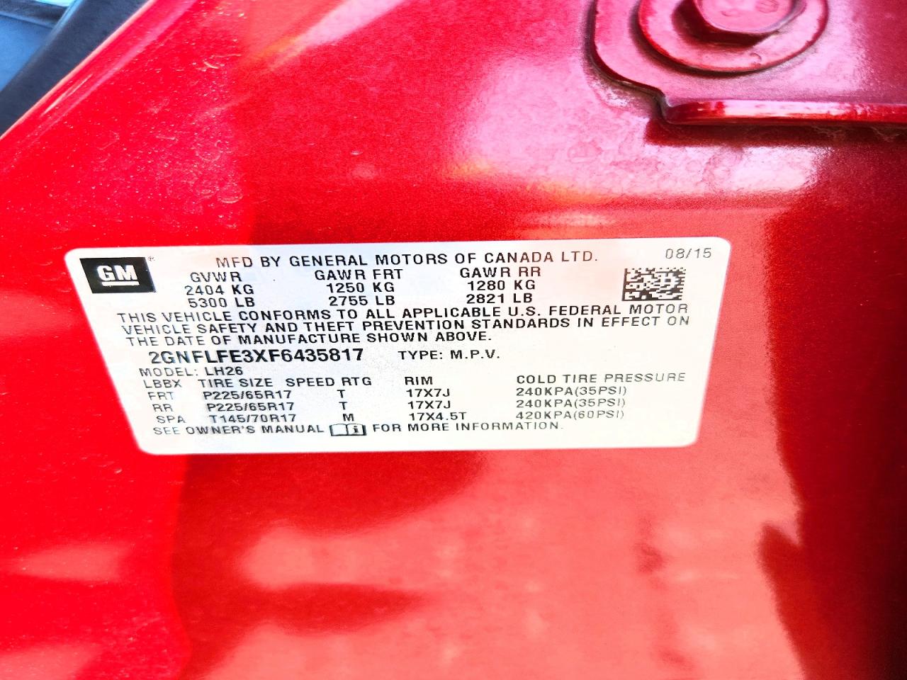 Chevrolet Equinox Lt