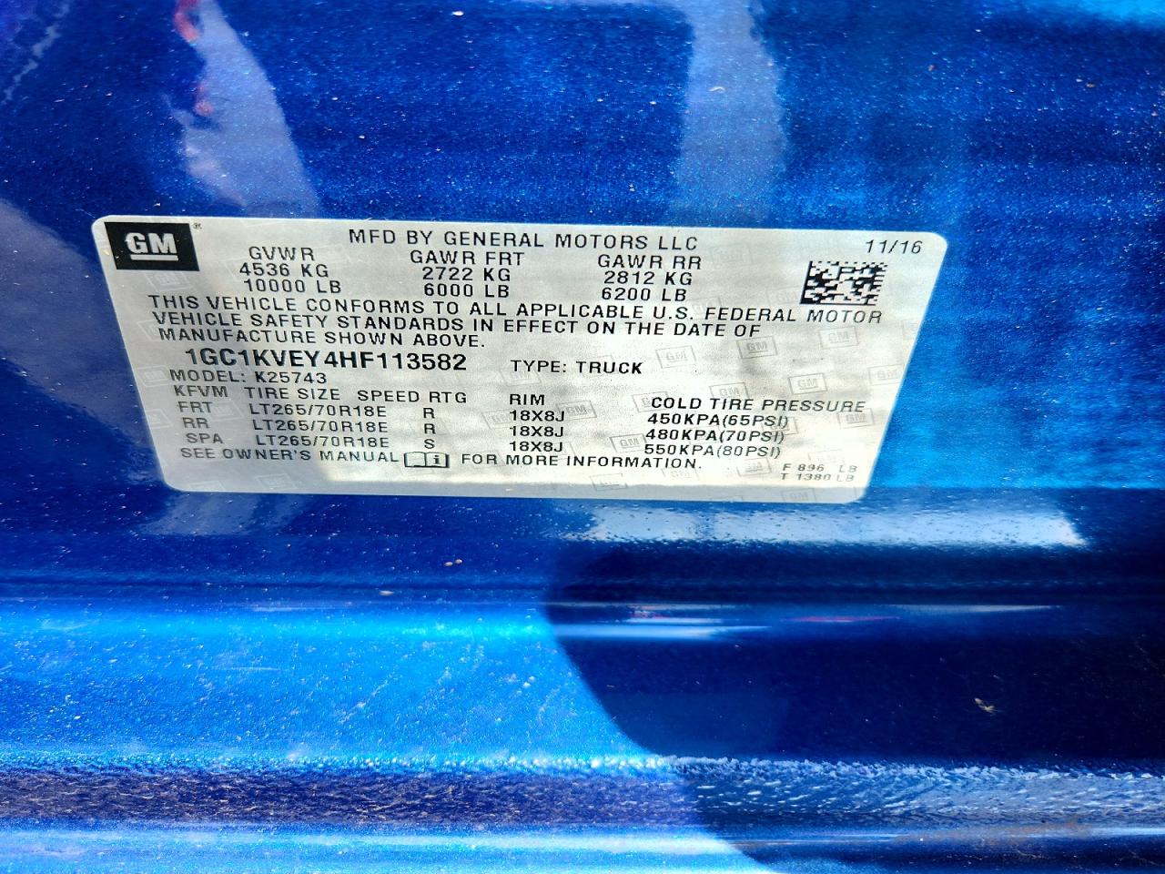 Chevrolet Silverado K2500 Heavy Duty Lt
