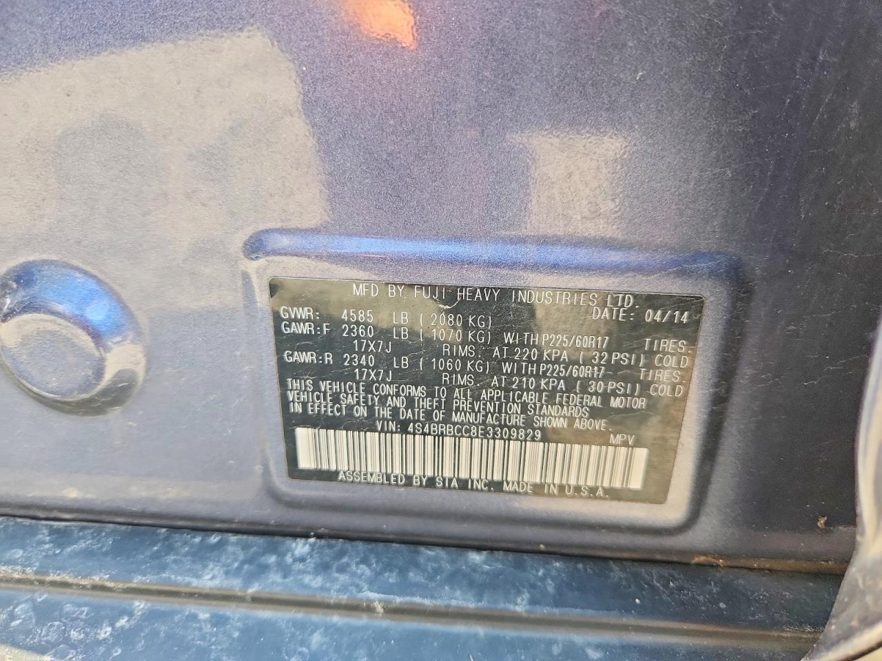 Subaru Outback 2.5i Premium