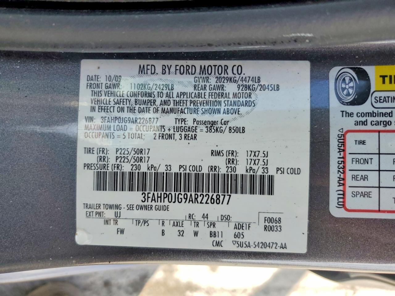 Ford Fusion Sel