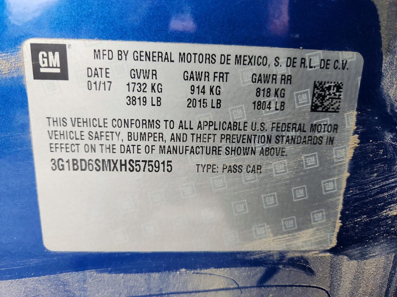 Chevrolet Cruze Lt