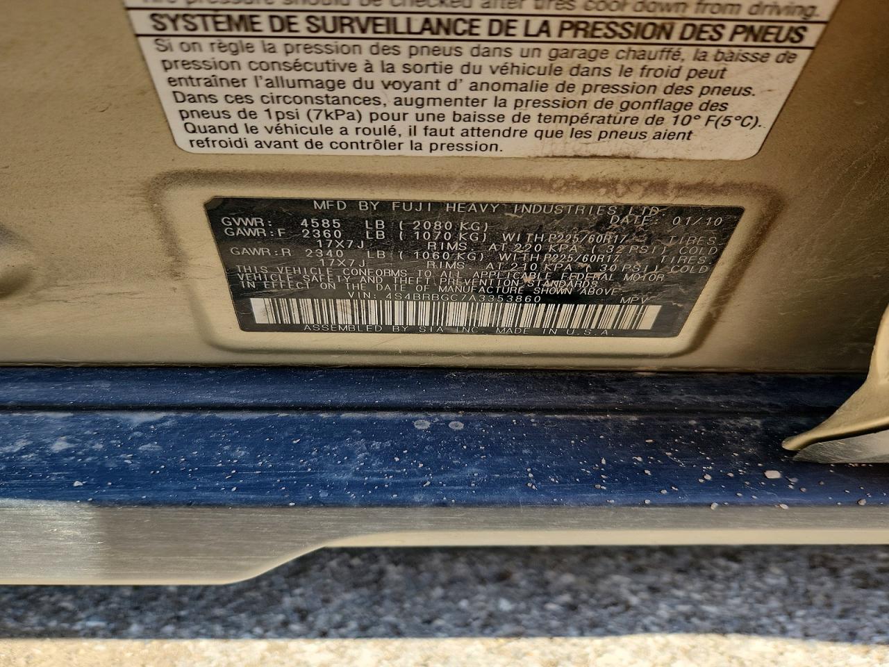 Subaru Outback 2.5i Premium