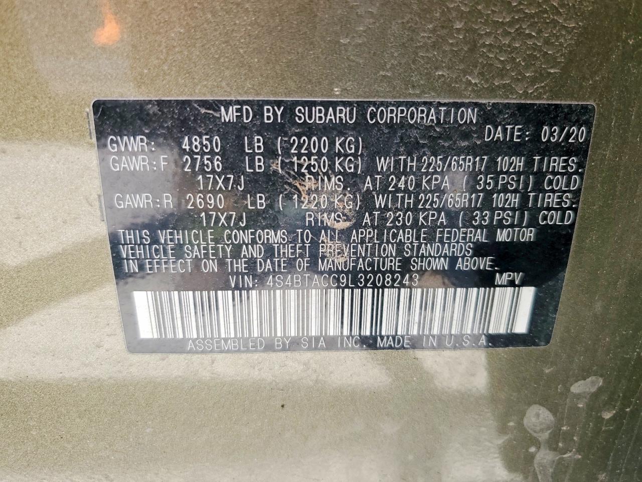 Subaru Outback Premium