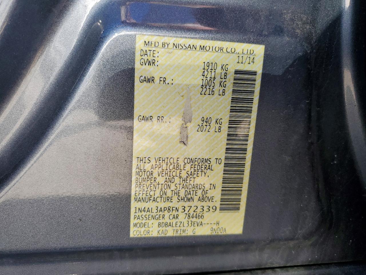 Nissan Altima 2.5 S