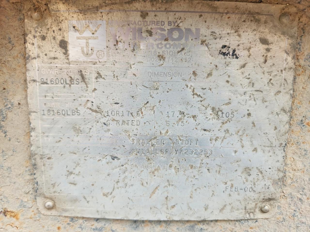 Wilson Trailer Co Trailer