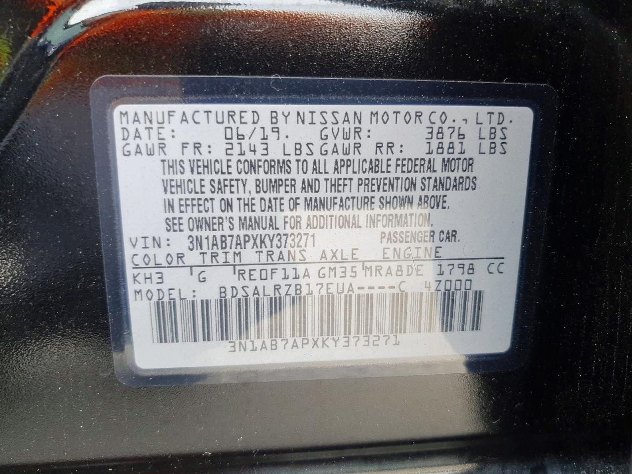 Nissan Sentra Sr