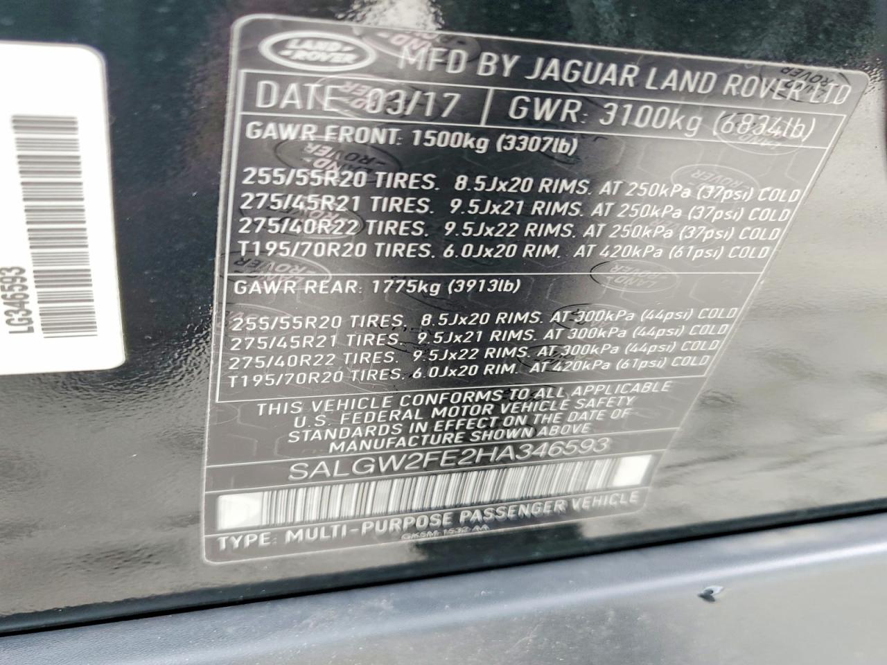 Land Rover Range Rover Sv Autobiography