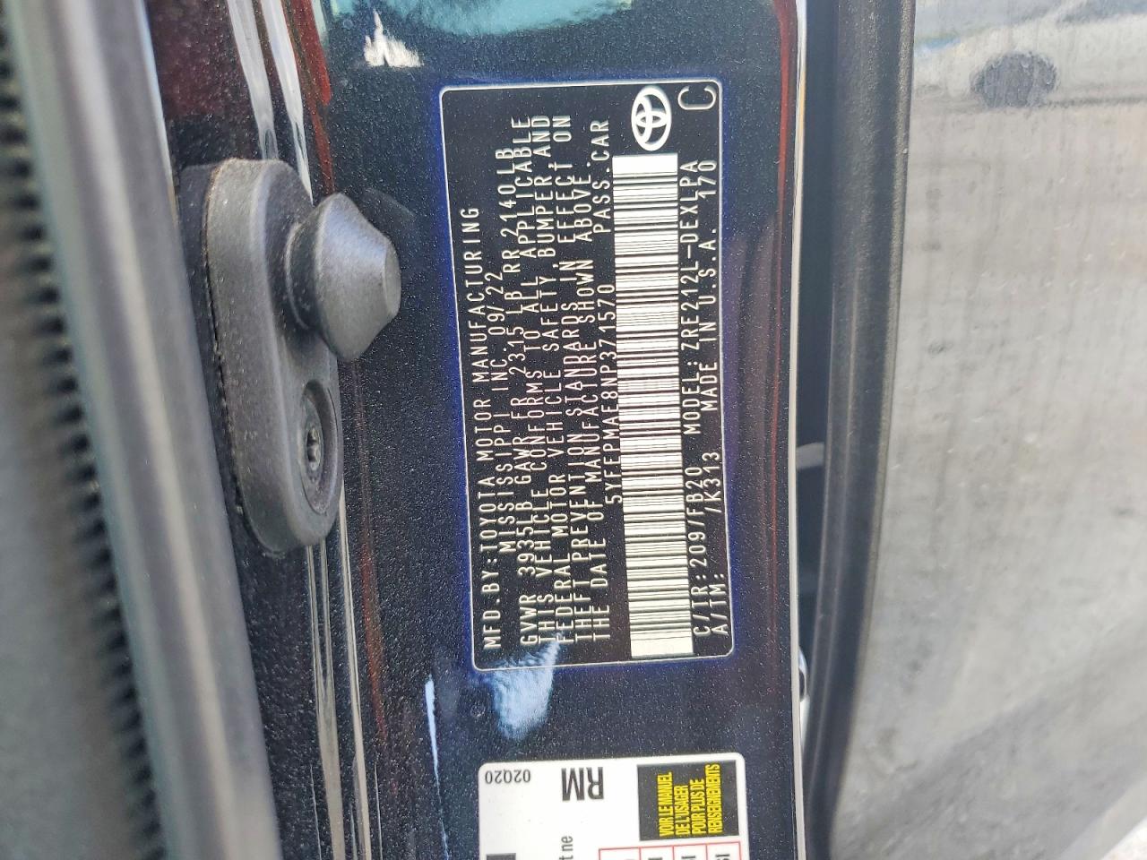 Toyota Corolla Le