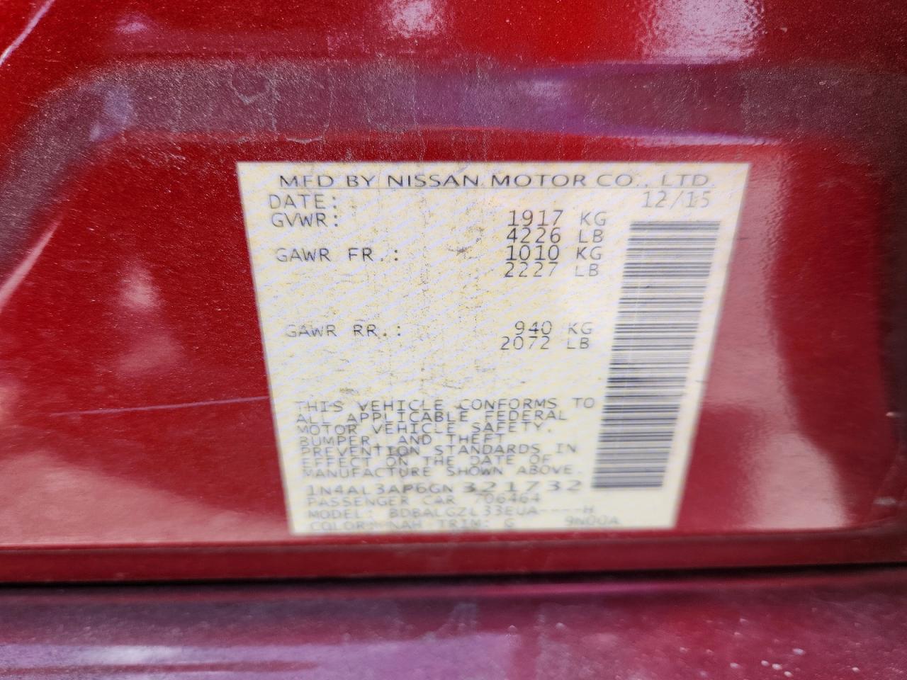 Nissan Altima 2.5 S