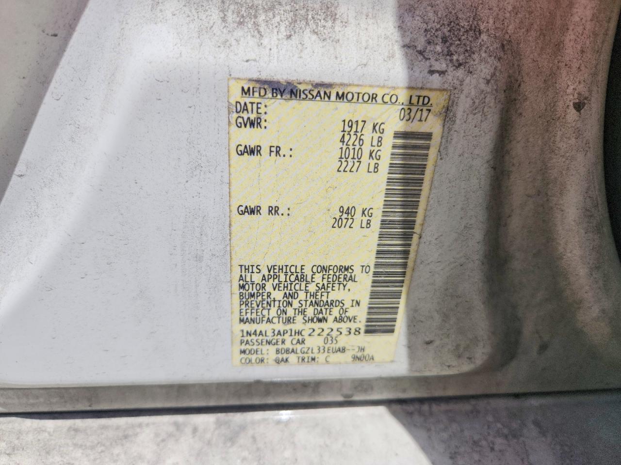 Nissan Altima 2.5 S