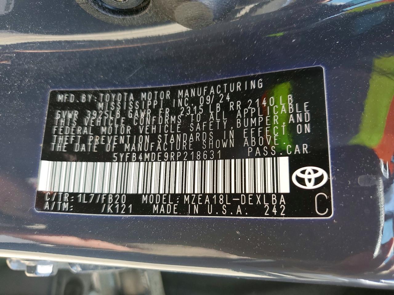 Toyota Corolla Le