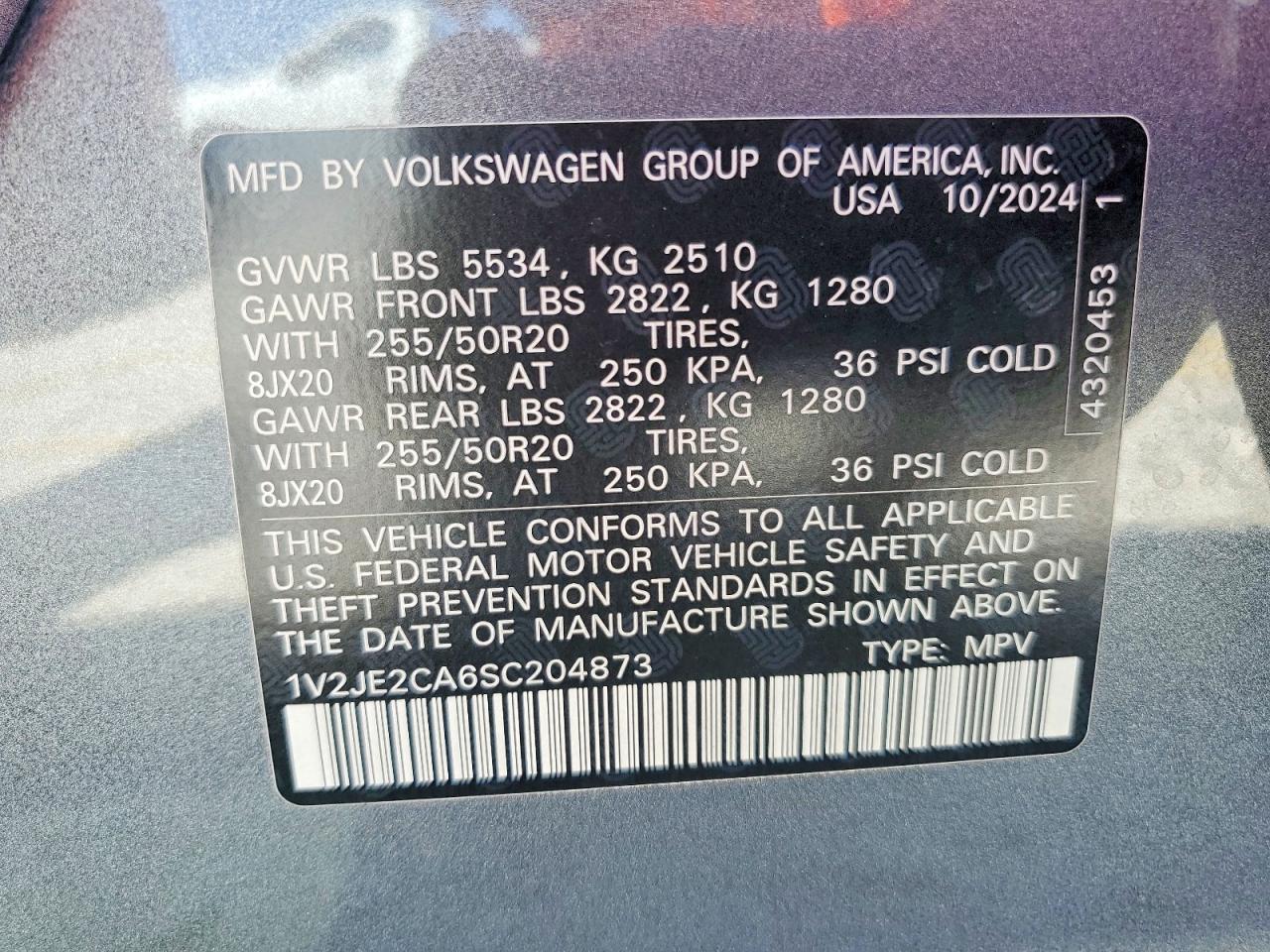 Volkswagen Atlas Se