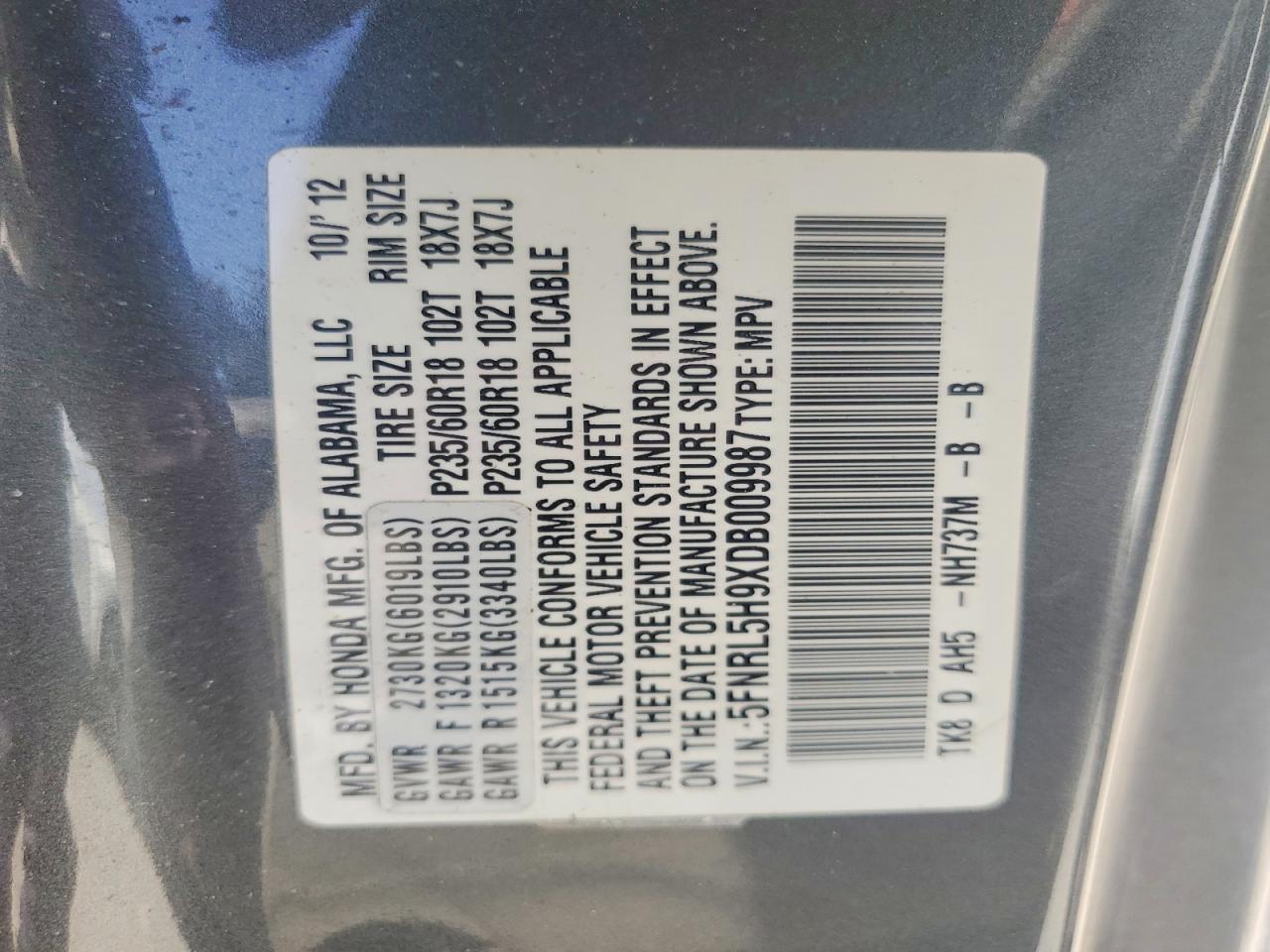 Honda Odyssey Touring