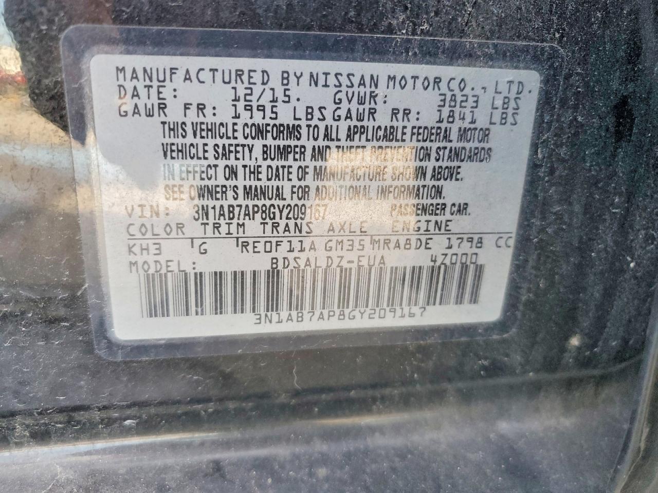 Nissan Sentra Sv