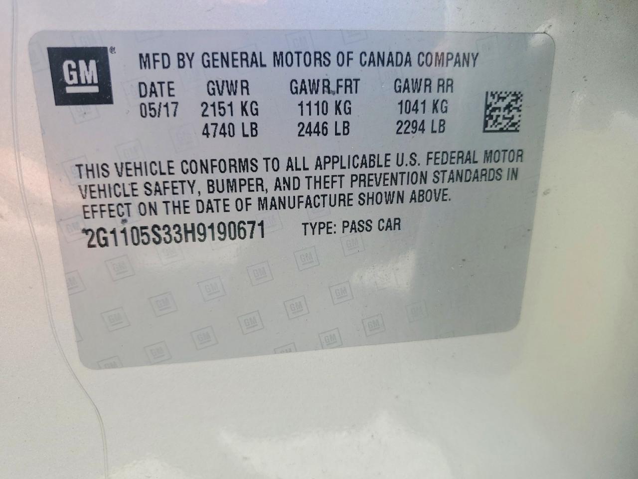 Chevrolet Impala Lt