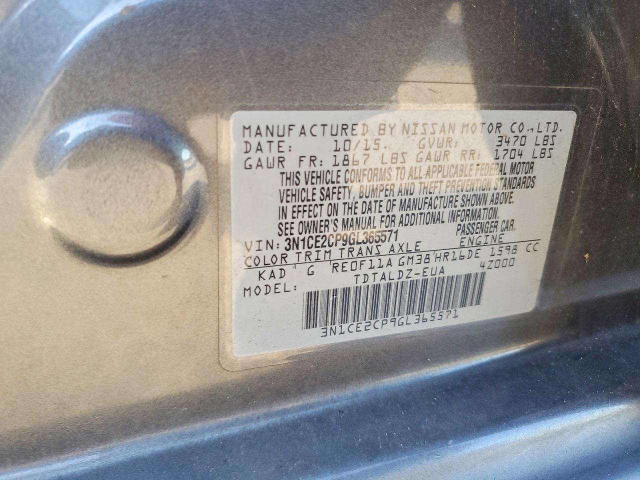 Nissan Versa Sv