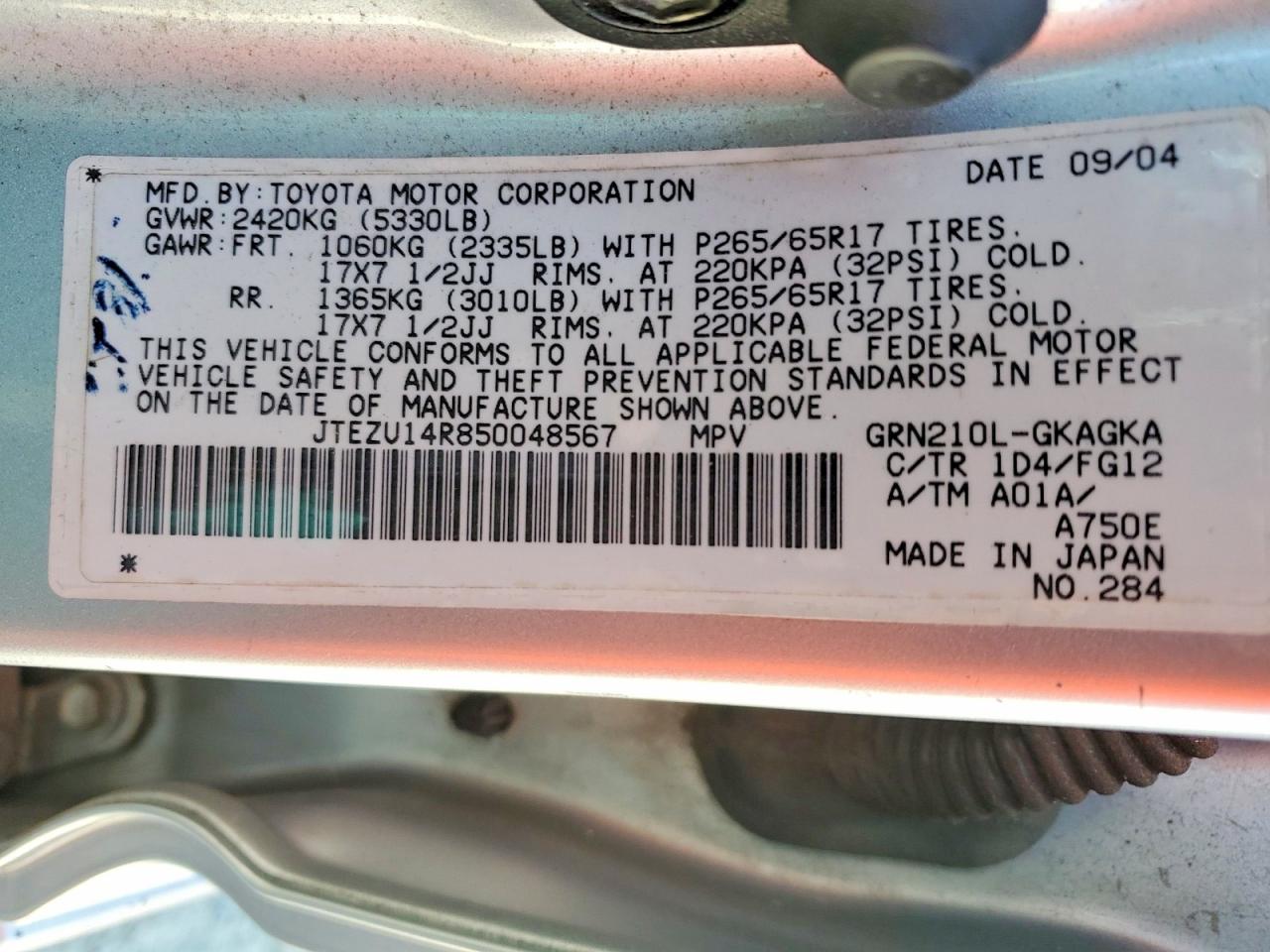 Toyota 4Runner Sr5