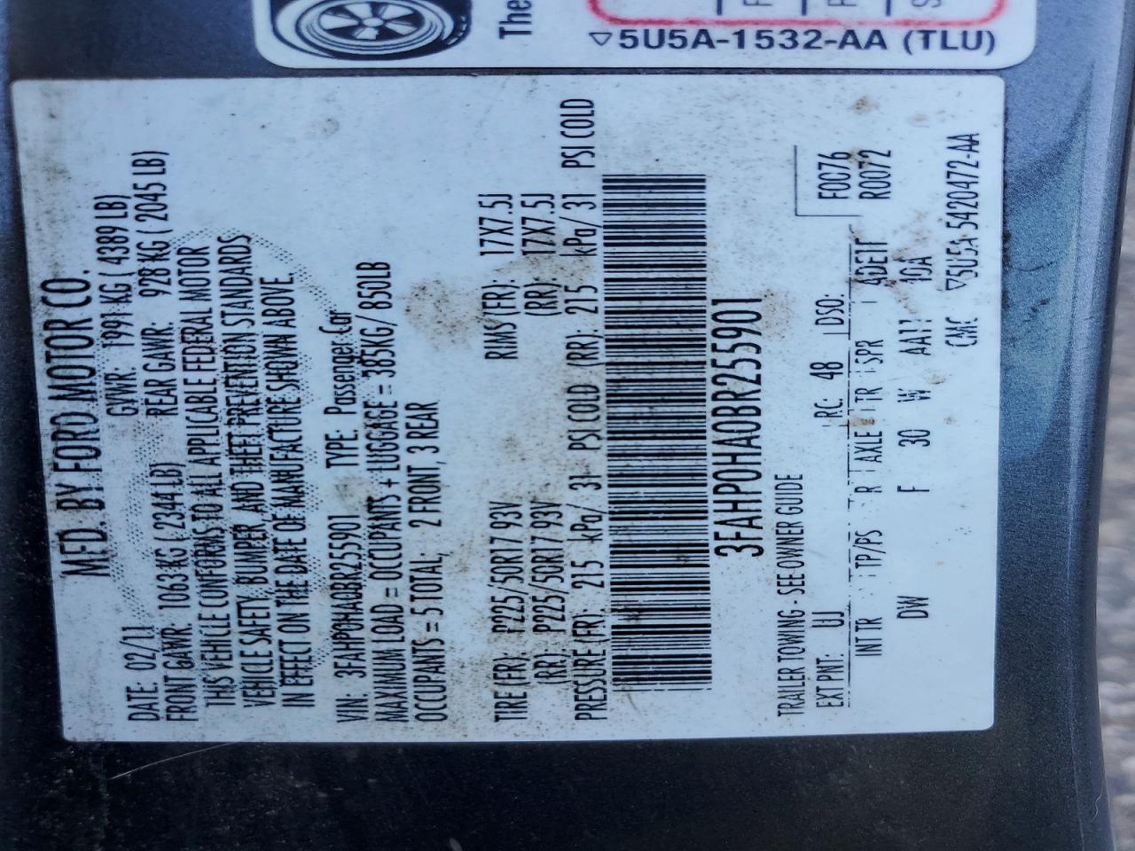 Ford Fusion Se