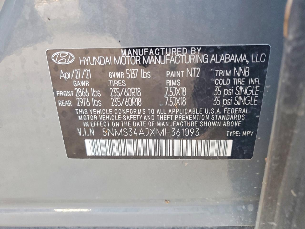 Hyundai SANTA FE Sel