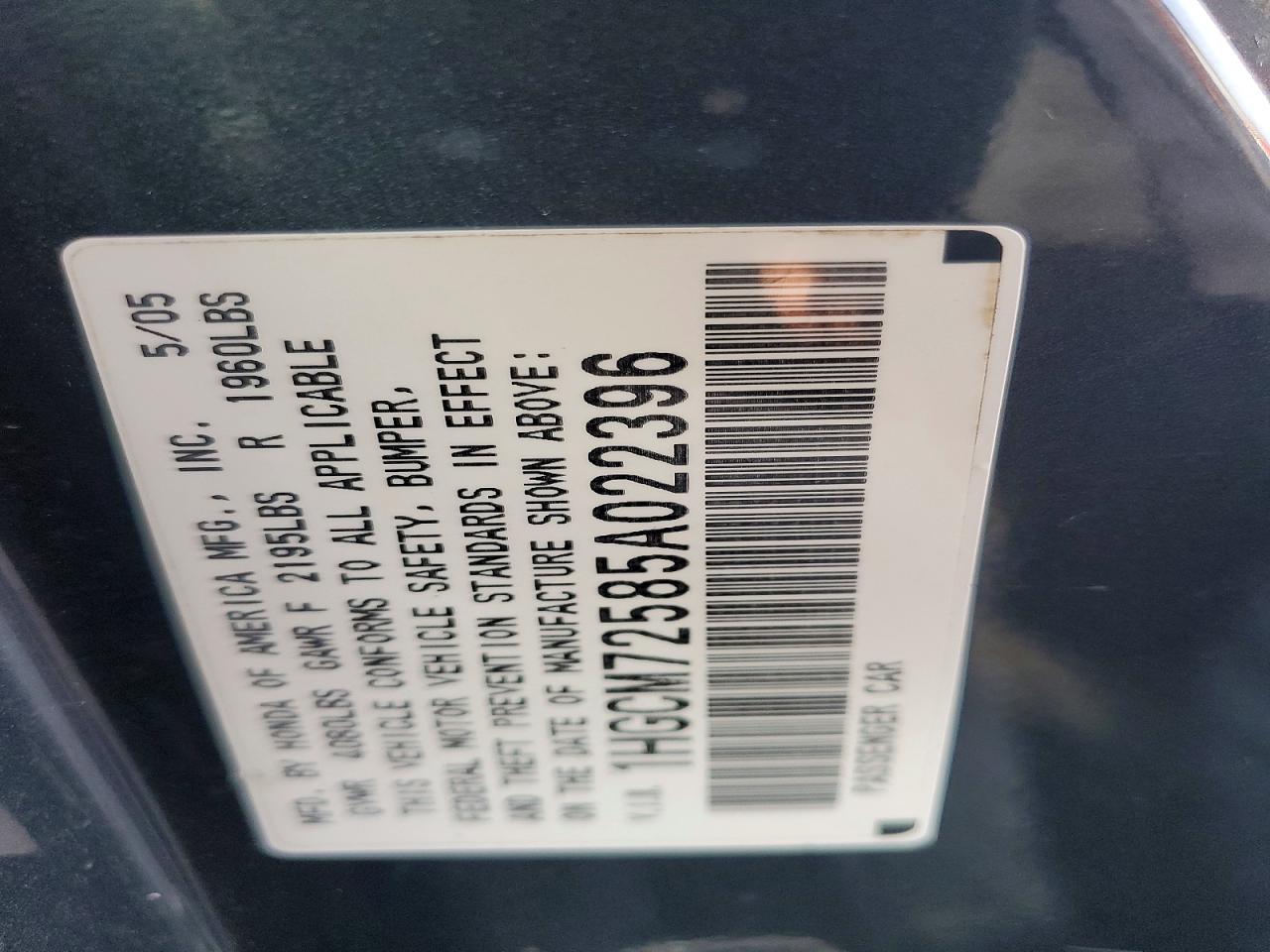 Honda Accord Lx
