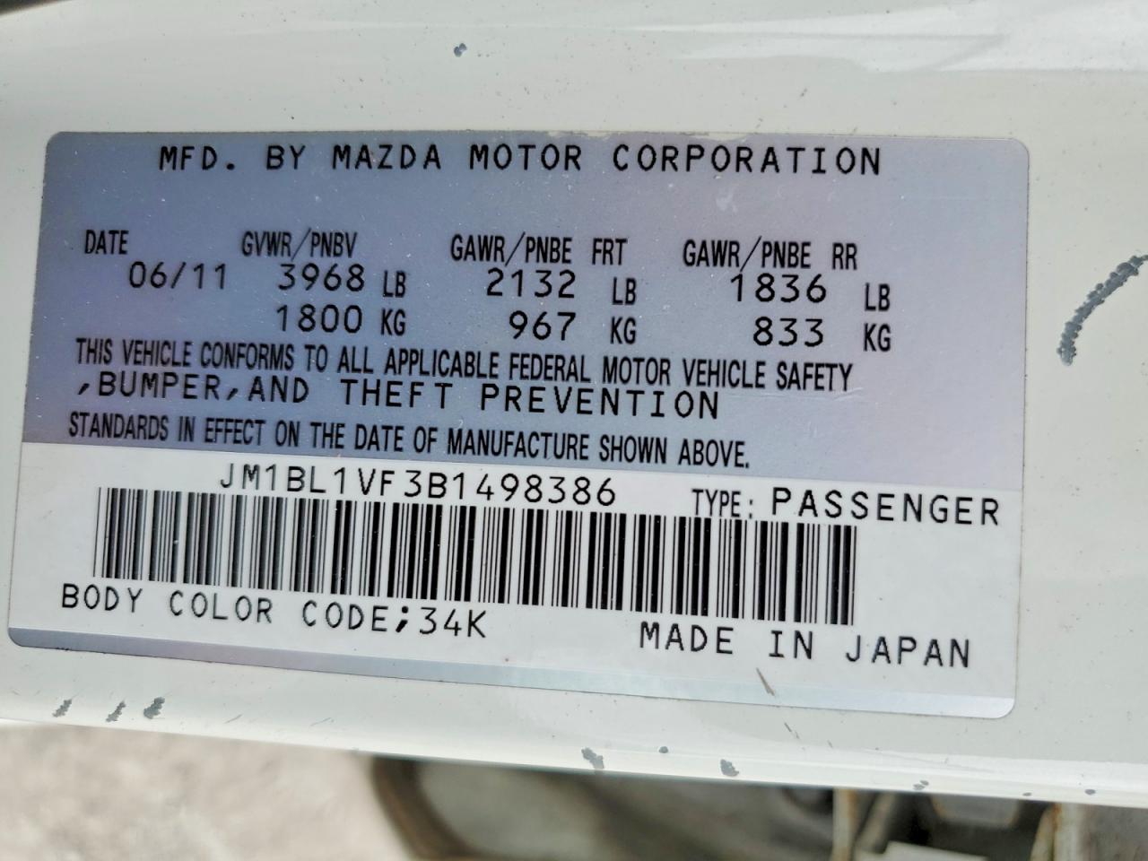 Mazda 3 I