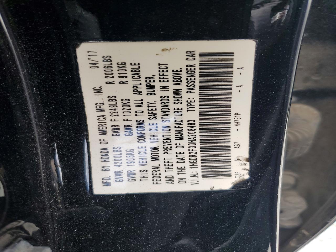 Honda Accord Lx