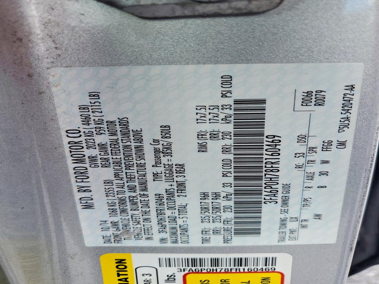 Ford Fusion Se