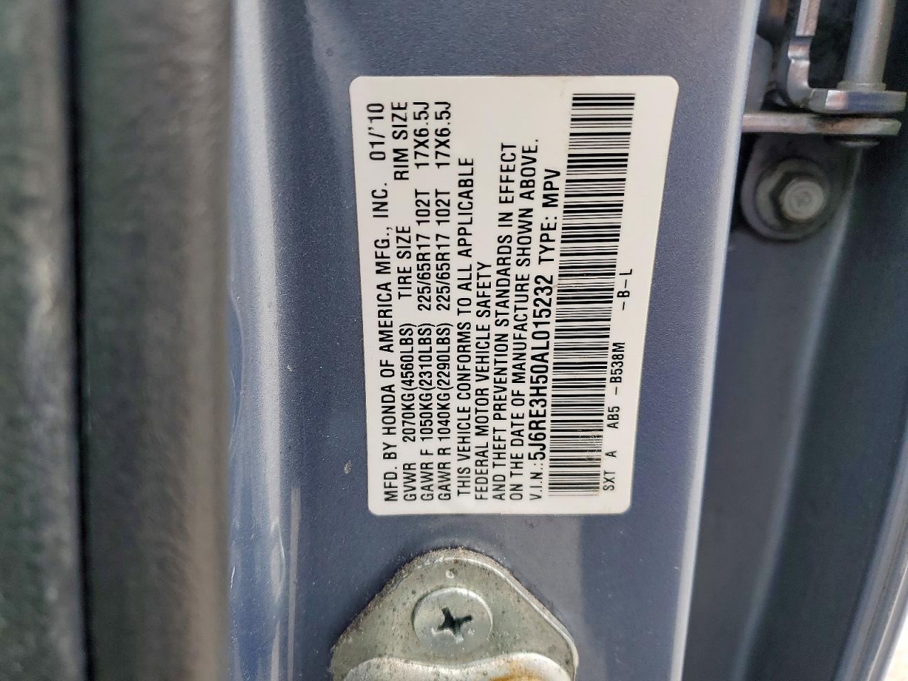 Honda Crv Ex