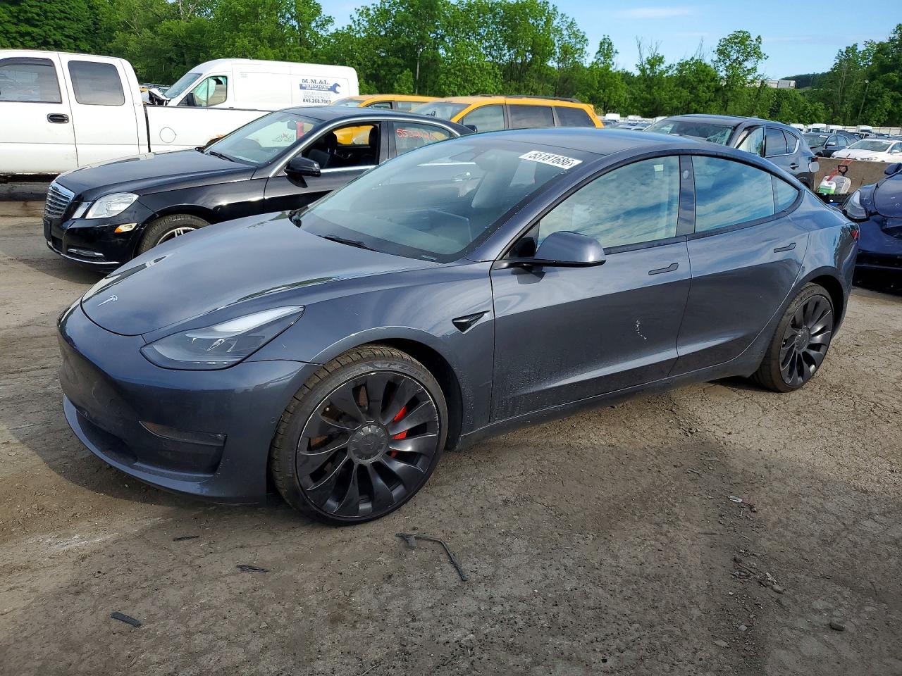 Salvage Tesla Model 3 Image