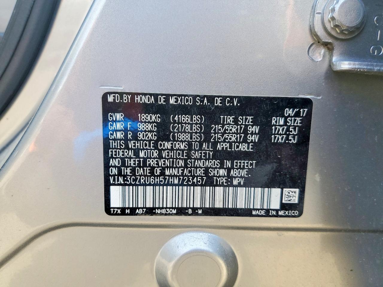 Honda HR-V Ex