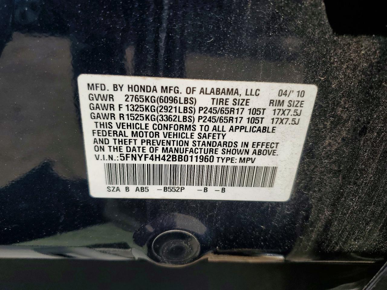 Honda Pilot Ex