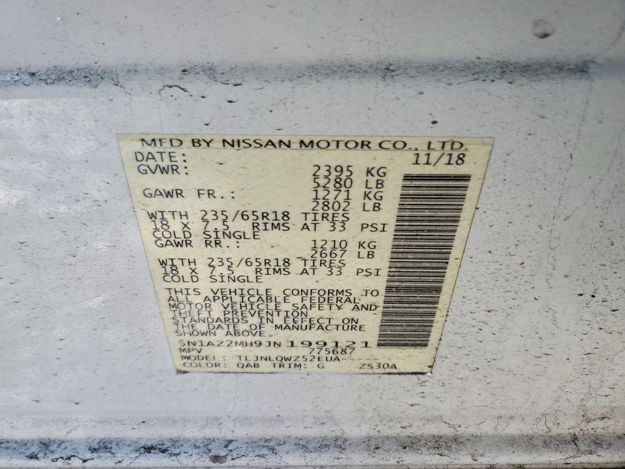 Nissan Murano Sv