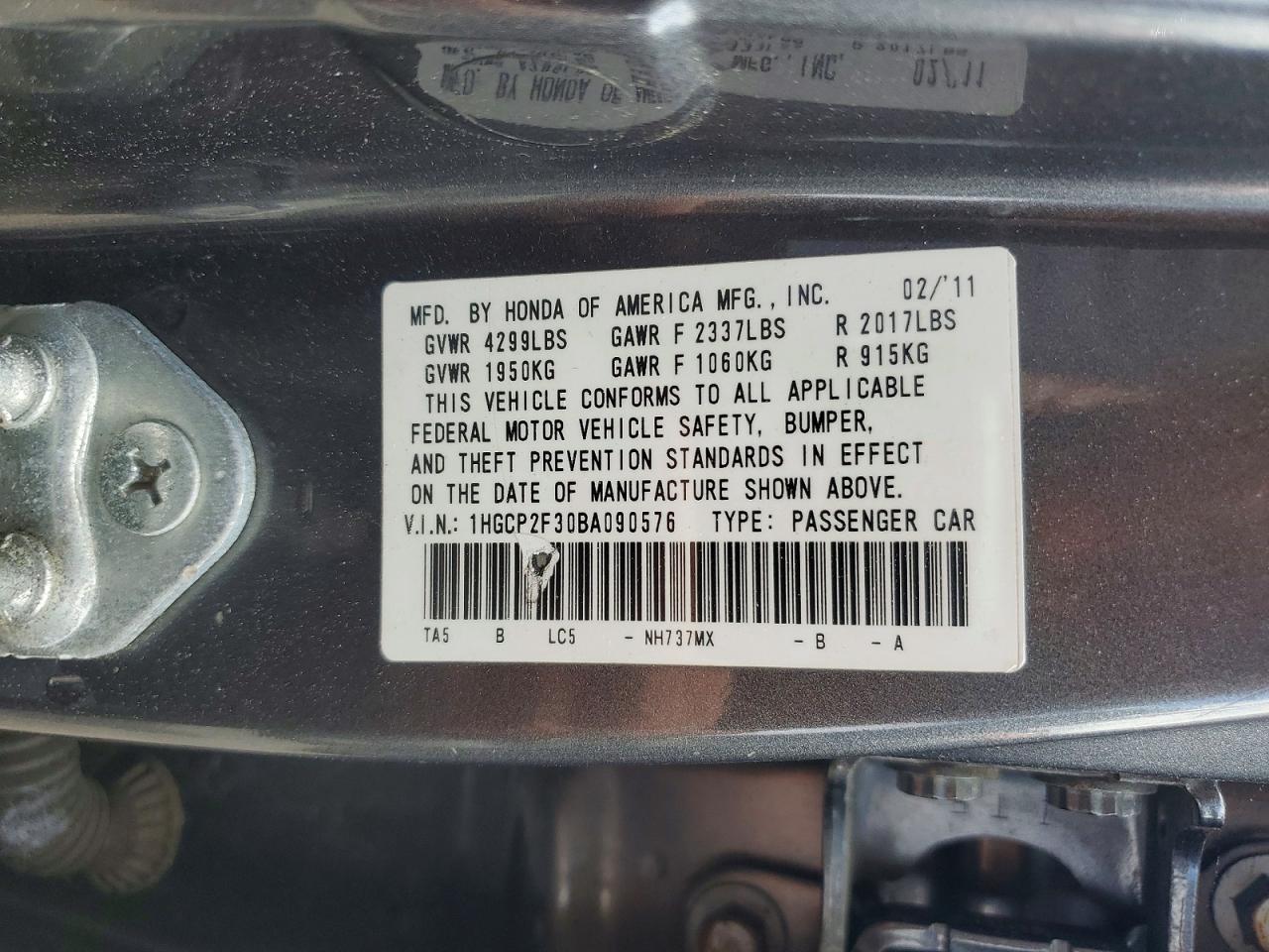 Honda Accord Lx
